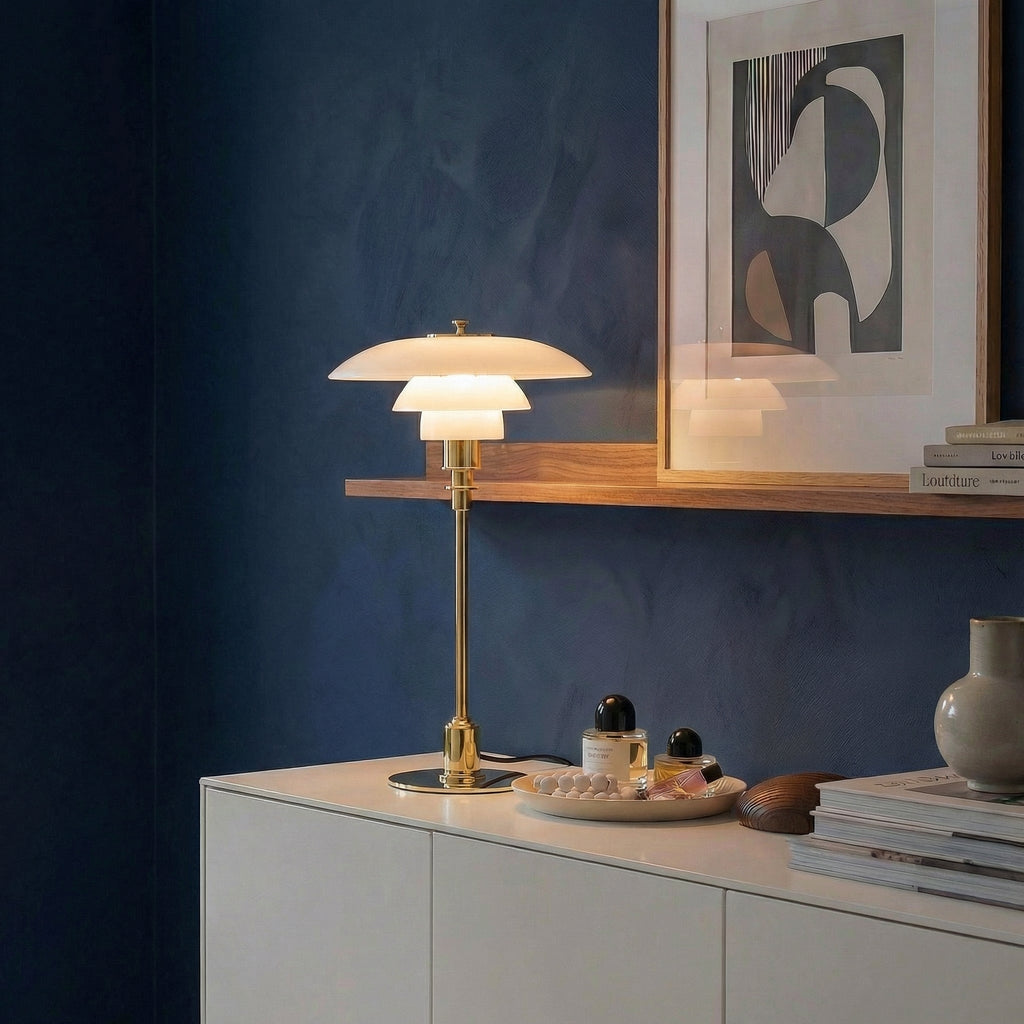 Nordica Halo Scandinavian Glass Table Light - Wildoxy