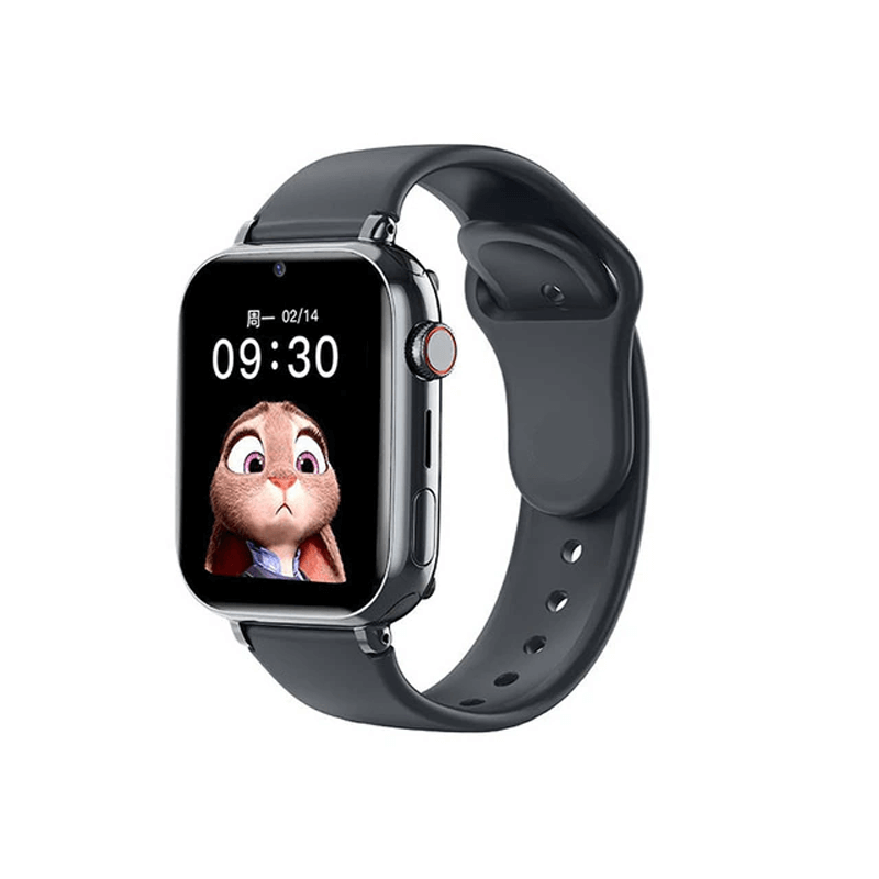 שעון חכם לילדים — שיחות וידאו 4G, מעקב GPS, ורוד, שחור ולבן
