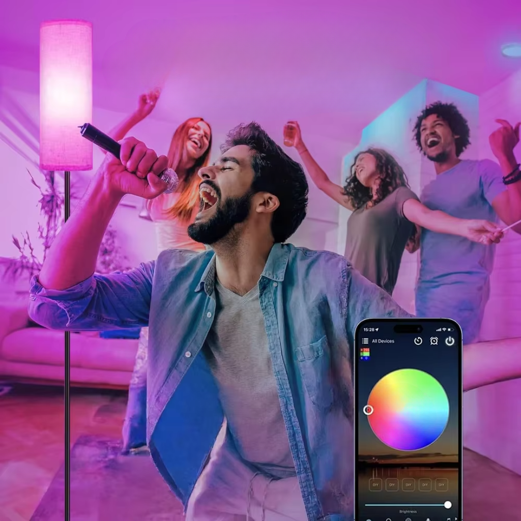 Newstyle RGBW Ambient Floor Lamp — App Control, Music Sync Lighting