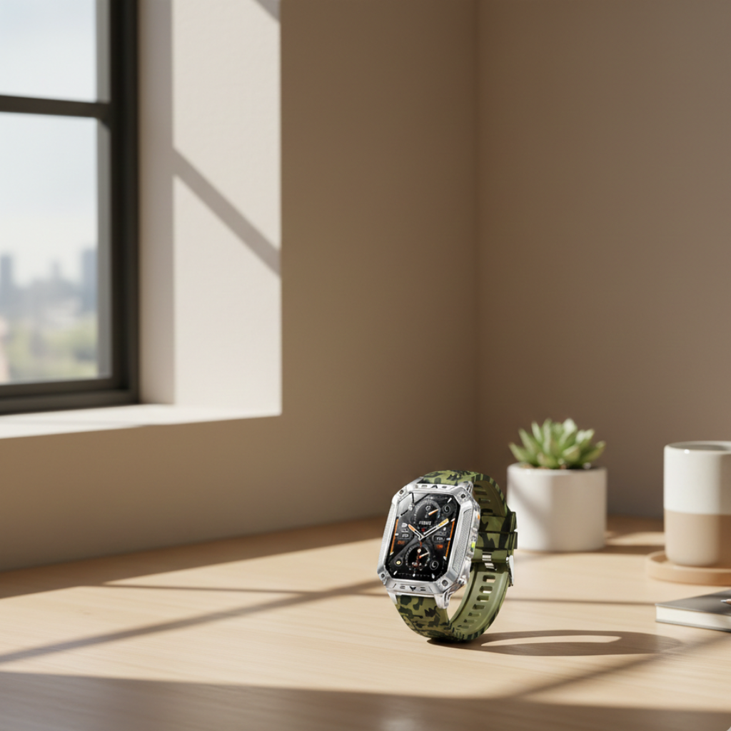 AMOLED kijelzős okosóra és tartós, vízálló fitneszkövető
