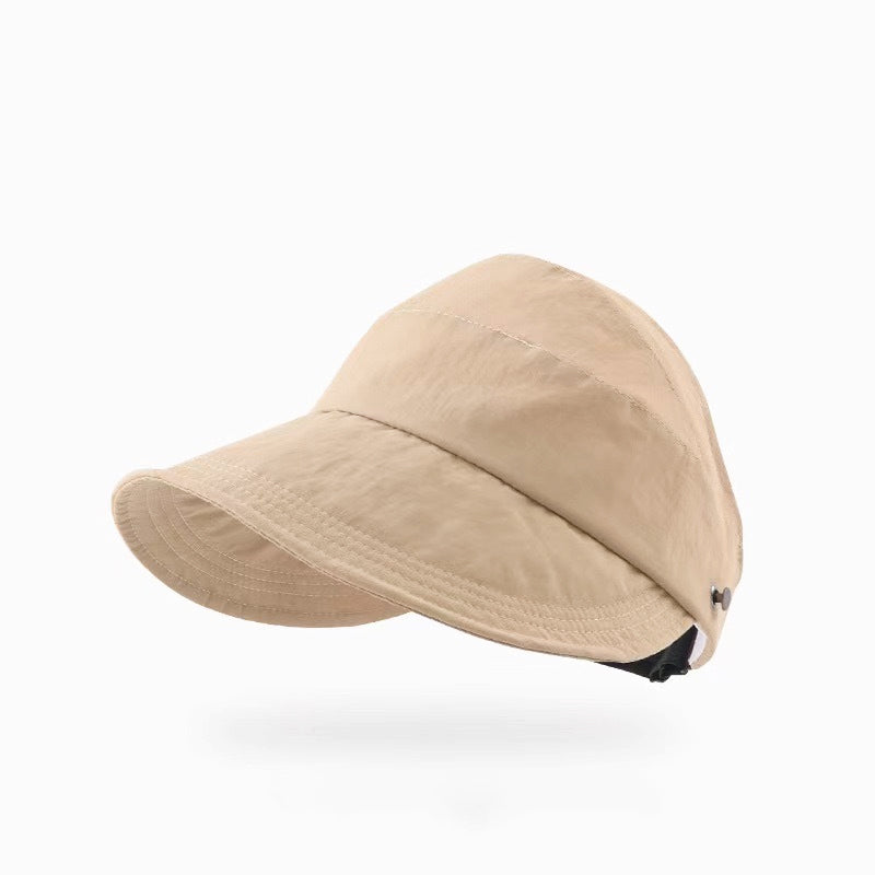 Opvouwbare ademende panamahoed — kinband, UPF 50+