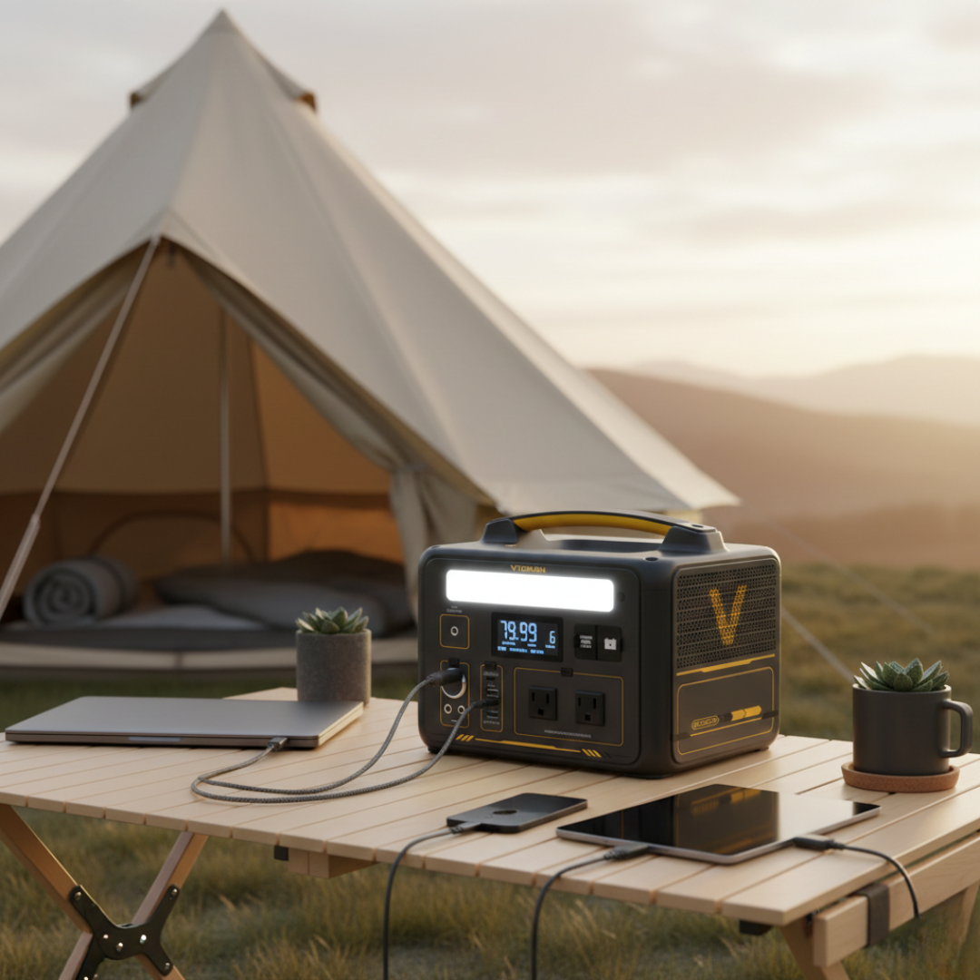 Générateur solaire portable de 299Wh — Puissance de sortie maximale de 1200W