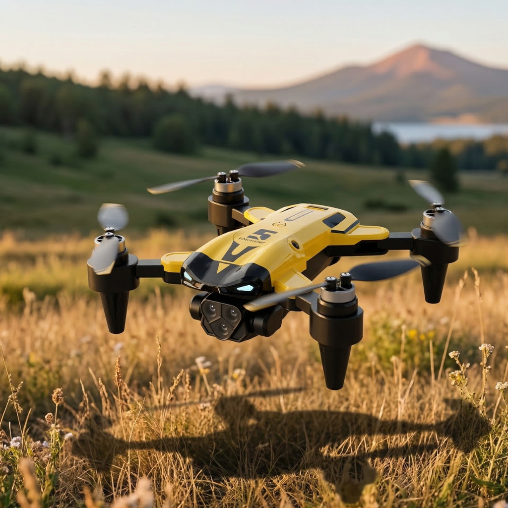 Quadcopter 8K — Σύστημα τριπλής κάμερας, αναδιπλούμενος σκελετός, κινητήρες χωρίς ψήκτρες