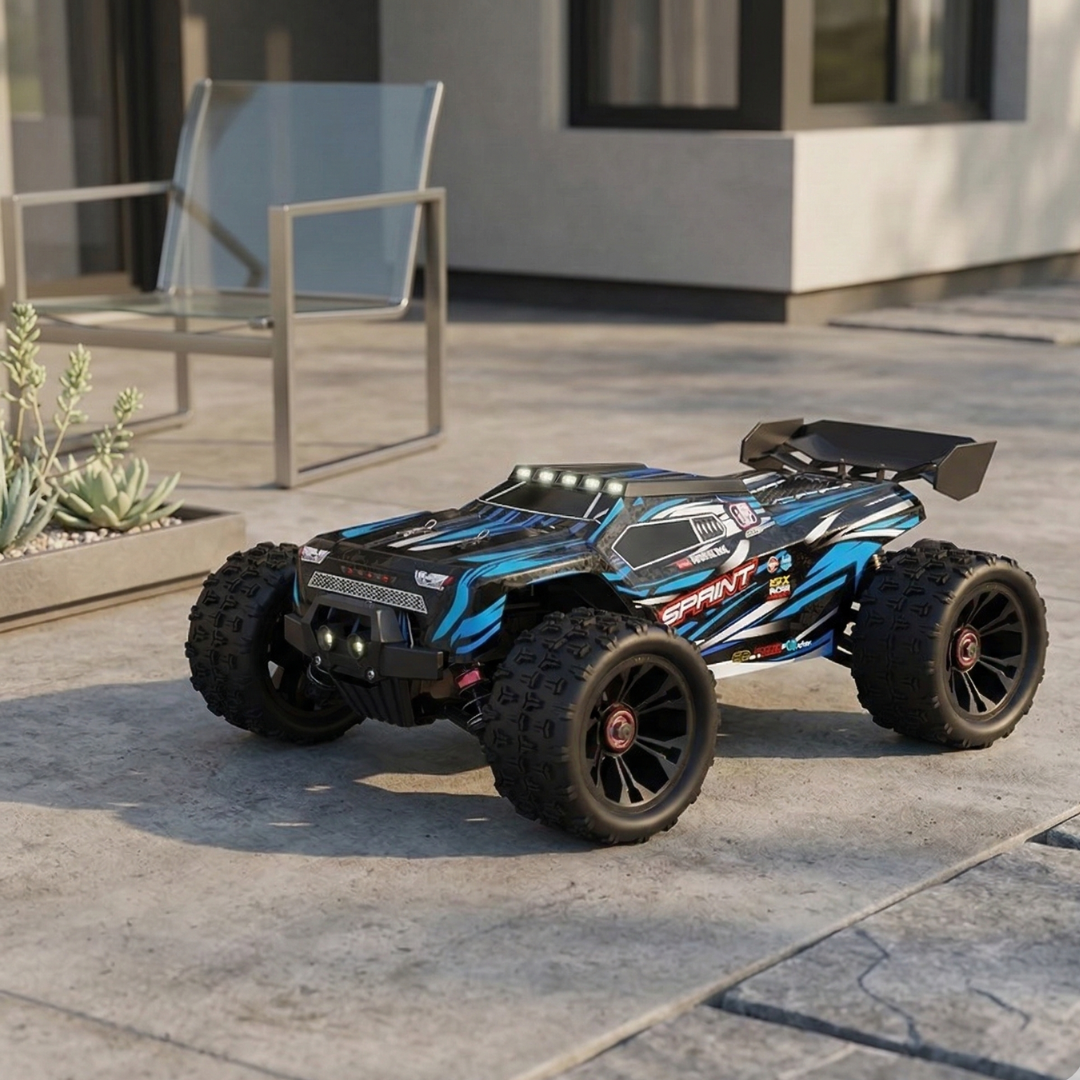 1:16 Scale Brushless RC Car — 4WD Drivetrain, 85 km/h Top Speed