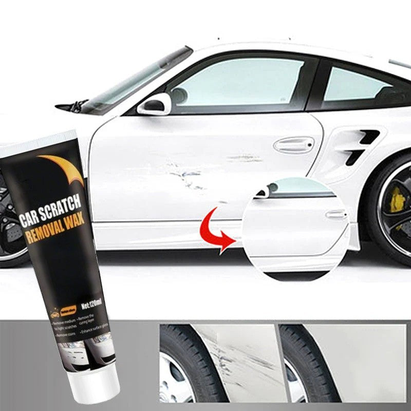 120 ml lakreparationspasta mod ridser — polerpude og klarlak