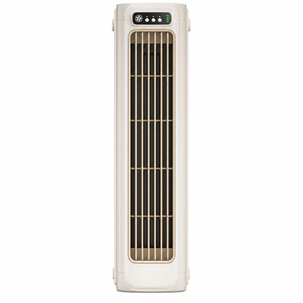 Ventilador portátil inalámbrico sin aspas — Silencioso, recargable, 12 horas