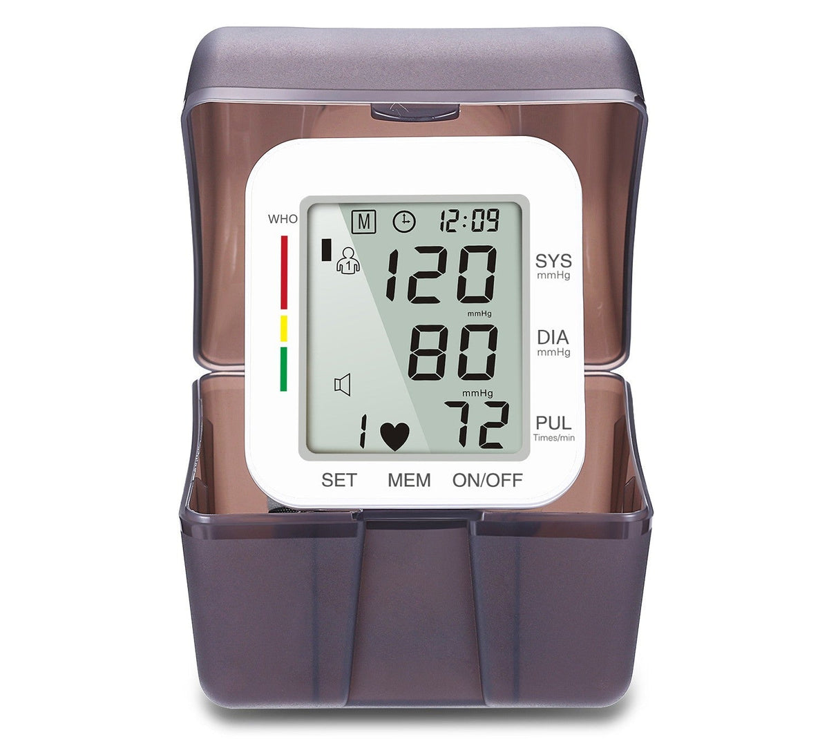 Digital Wrist Blood Pressure Monitor — LCD Display