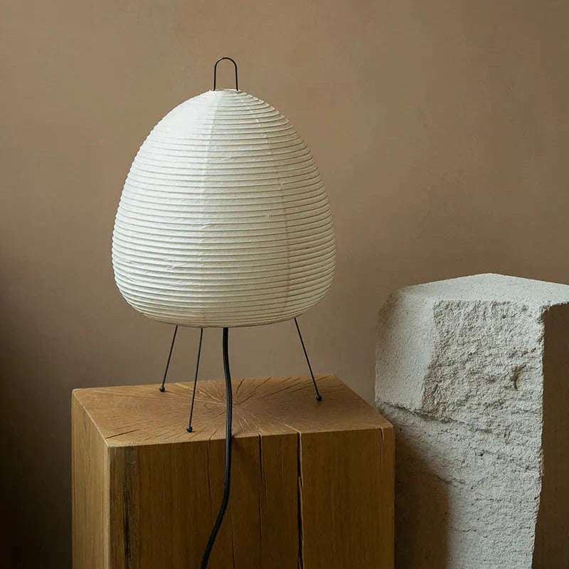 Japanese Style Freestanding Floor Lamp – Rice Paper Shade