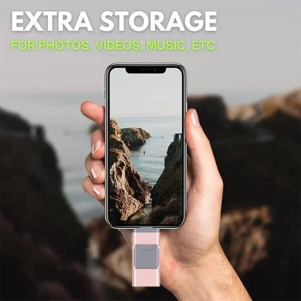 4-in-1 USB-stick — beveiligde opslag, snelle overdracht