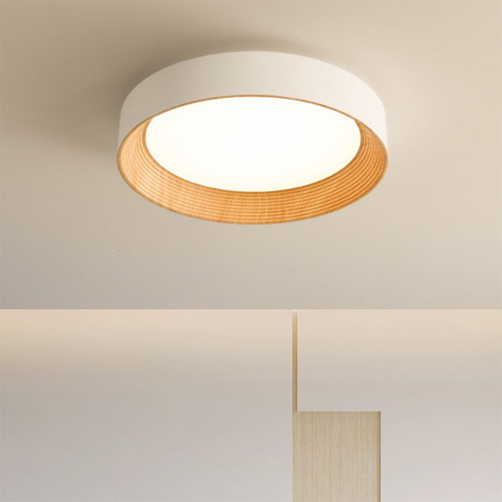 Ronde platte led-plafondlamp — slank ontwerp