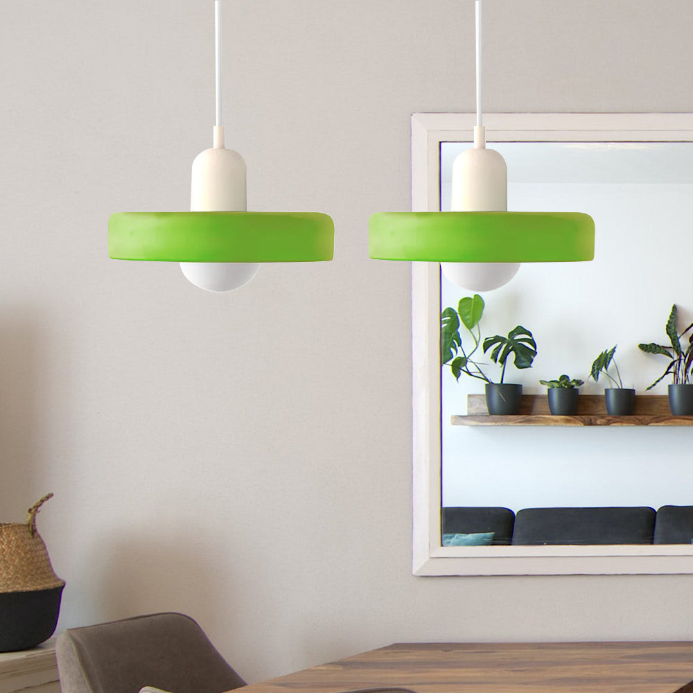 Luccon-pendellampe med dobbeltglas, G9, 35 cm