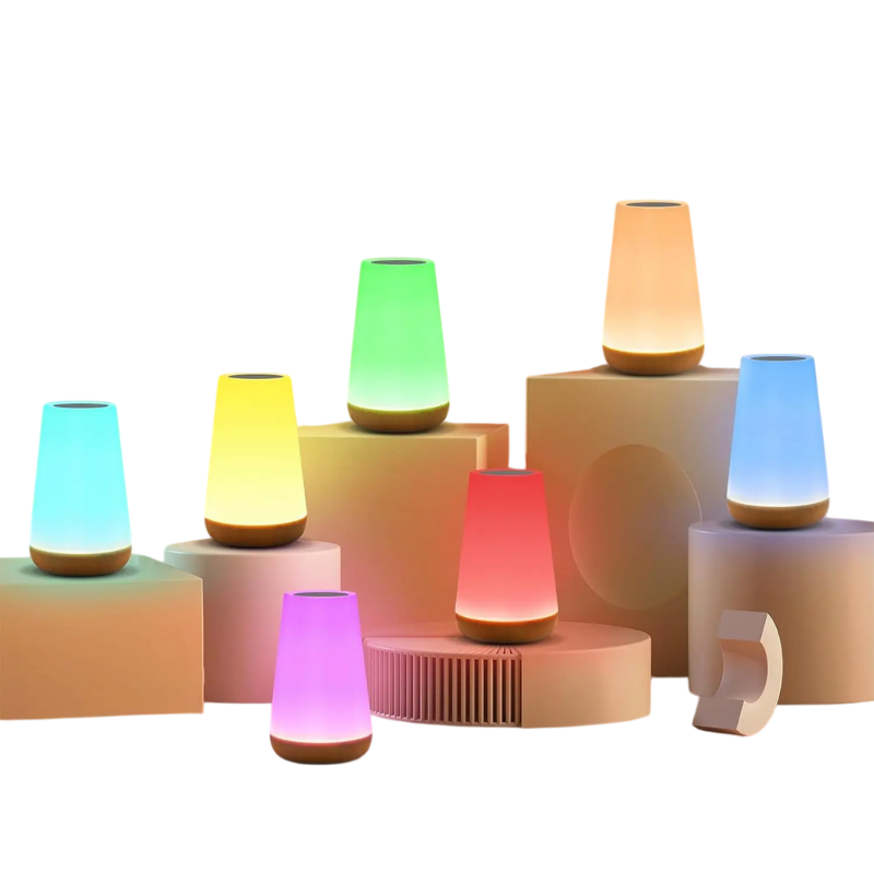 Λάμπα RGB — Τηλεχειριστήριο, 13 χρώματα, 5 επίπεδα φωτεινότητας
