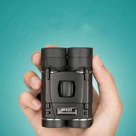 Binoclu 40x22 — Zoom optic profesional, negru