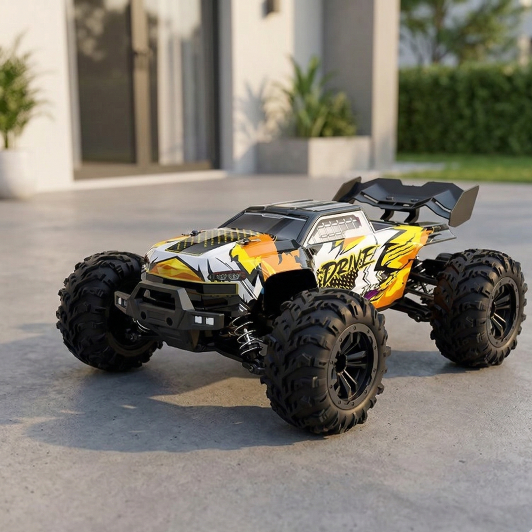 Skala 1:16 4WD-RC-lastbil — kraftfuld motor, tophastighed på op til 70 Kmh