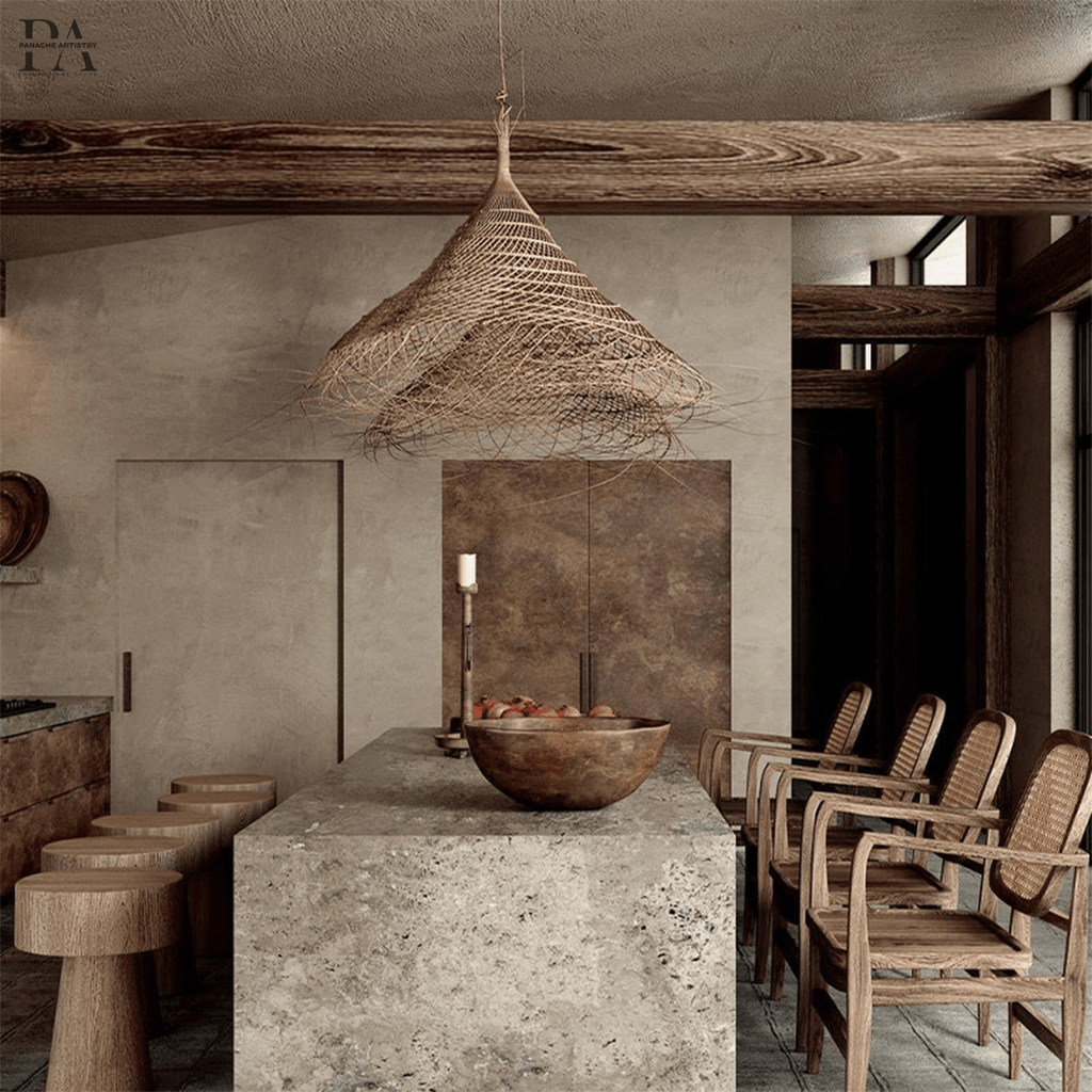 NyraWeave Handcrafted Bamboo Chandelier — Asian Rustic Style