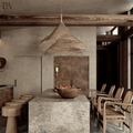 NyraWeave Handcrafted Bamboo Chandelier — Asian Rustic Style