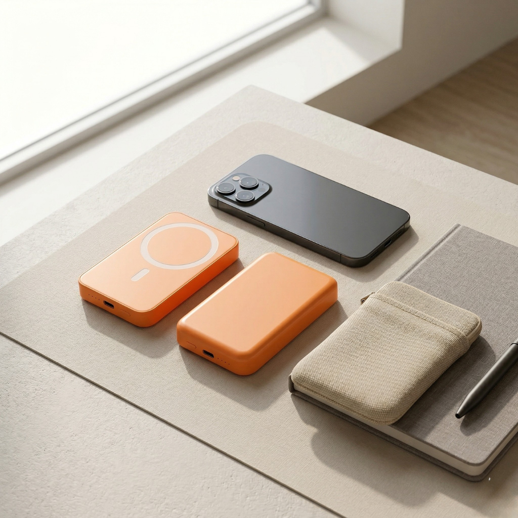 Magnetyczny powerbank bezprzewodowy — pojemność 100000 mAh