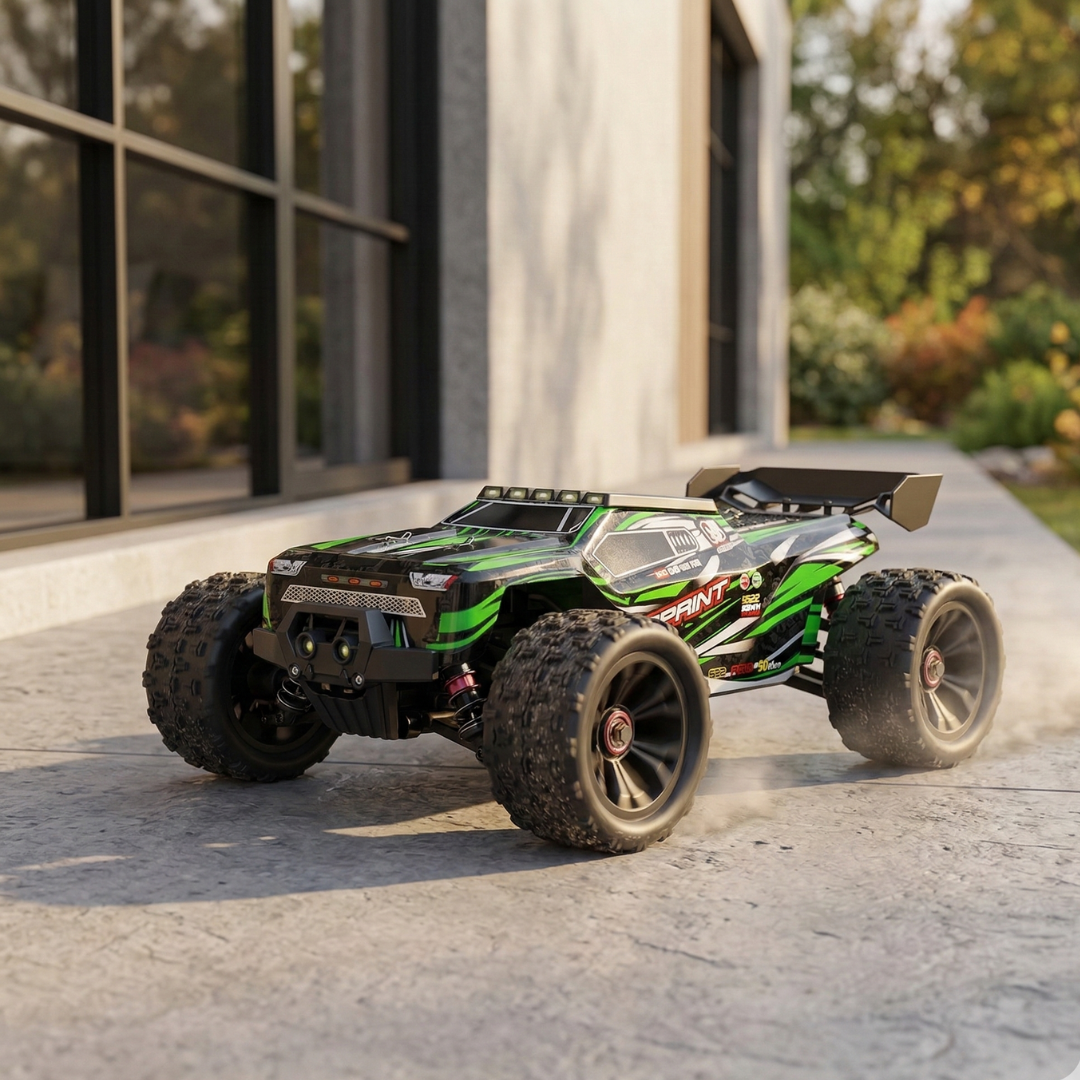1:16 Scale Brushless RC Car — 4WD Drivetrain, 85 km/h Top Speed