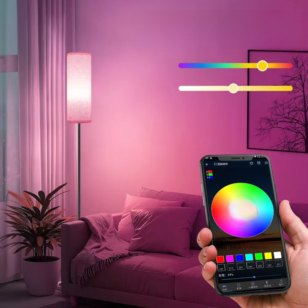 Newstyle RGBW Ambient Floor Lamp — App Control, Music Sync Lighting