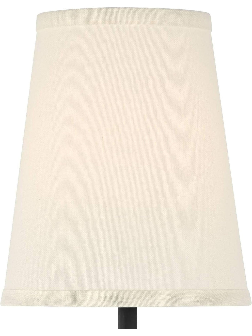 Lampă de perete scandinavă din alamă — abajur din material textil, 15x53 cm