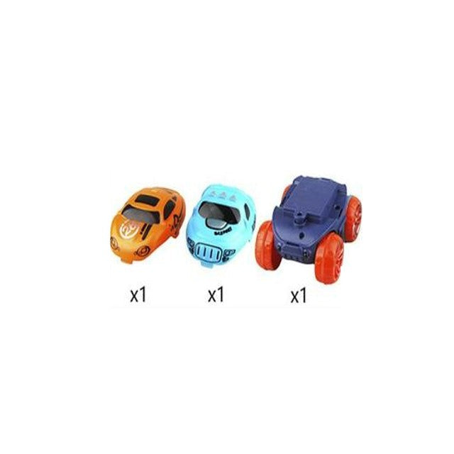 Magnetic Race Track Car Set — Flexible Plastic Educational Toy