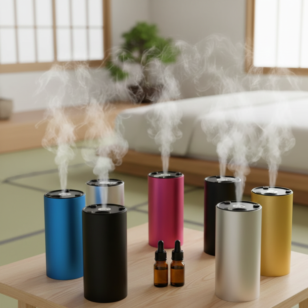 Difusor de aromas portátil inalámbrico — Batería recargable y cobertura para habitaciones pequeñas
