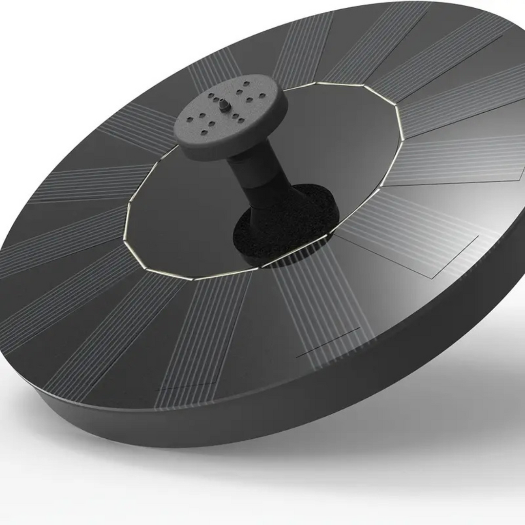 Drijvende fonteinpomp op zonne-energie — automatische werking