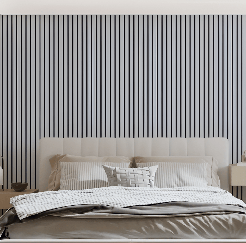 Paneles de pared de madera con textura 3D y autoadhesivos Akupanel