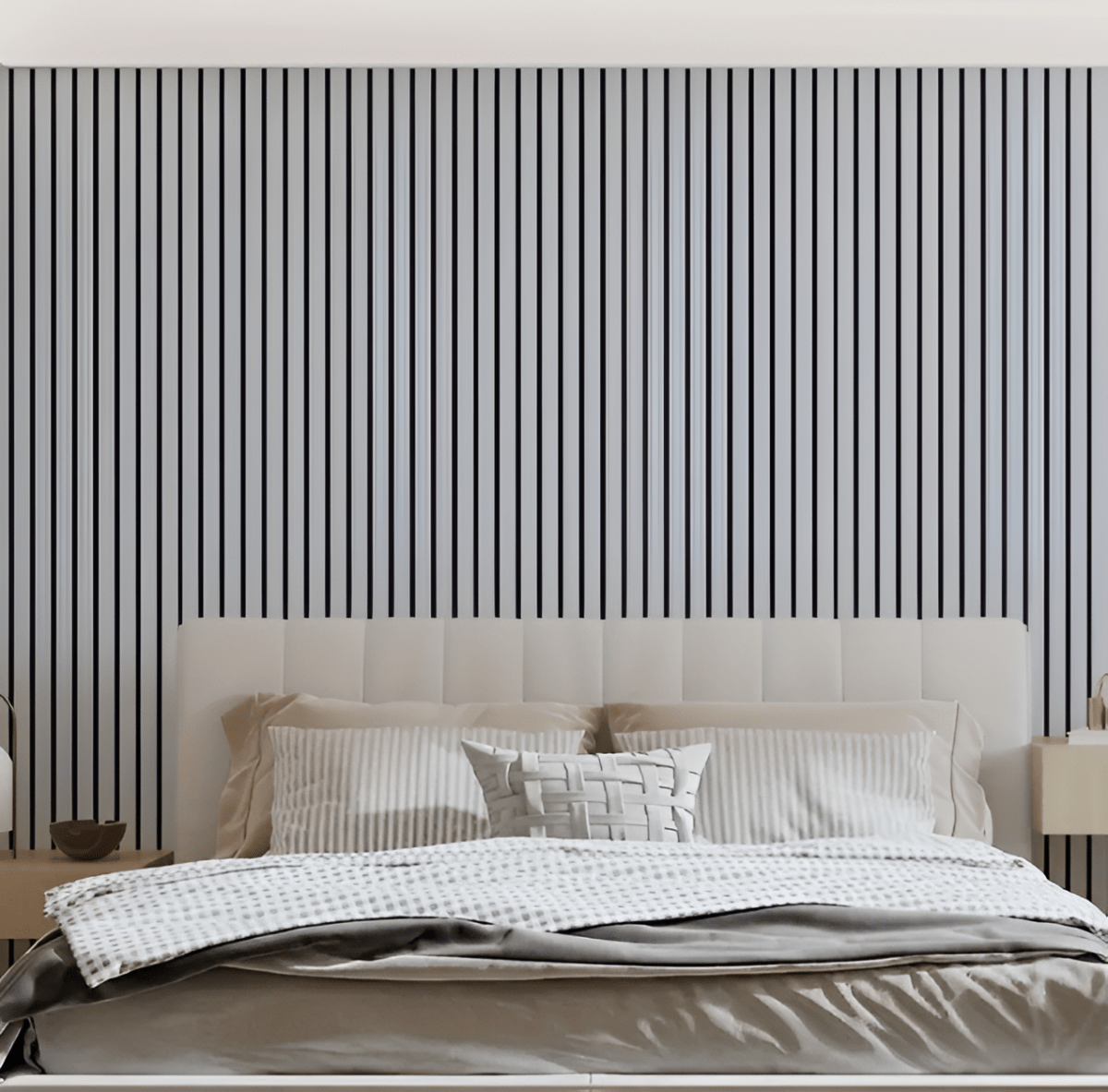 Paneles de pared de madera con textura 3D y autoadhesivos Akupanel