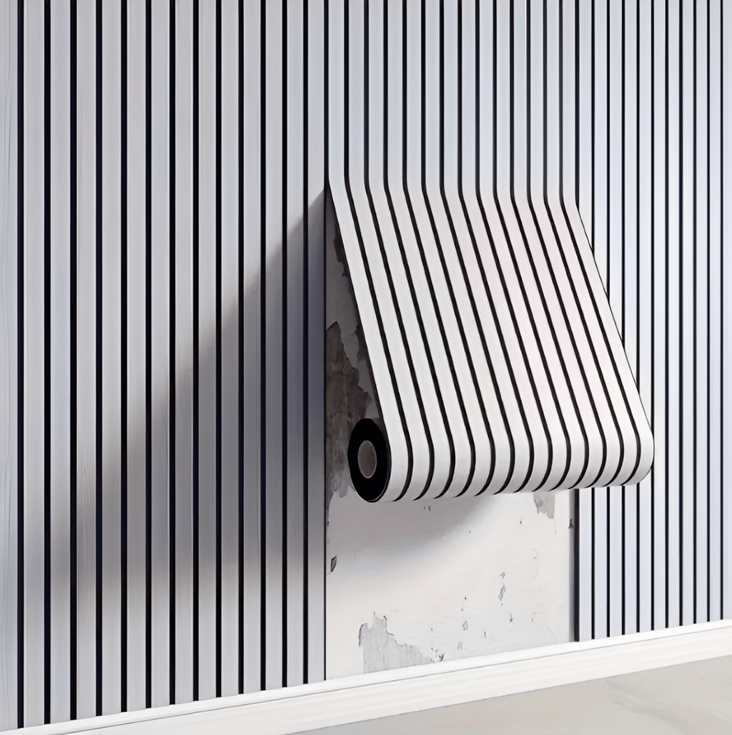 Paneles de pared de madera con textura 3D y autoadhesivos Akupanel