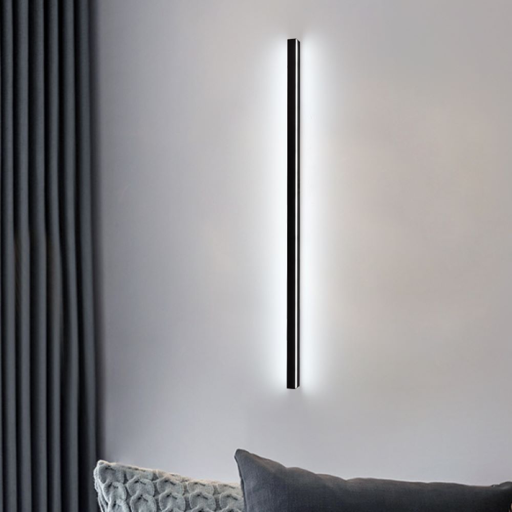 Linjär vägglampa - integrerad LED, mjukt indirekt ljus