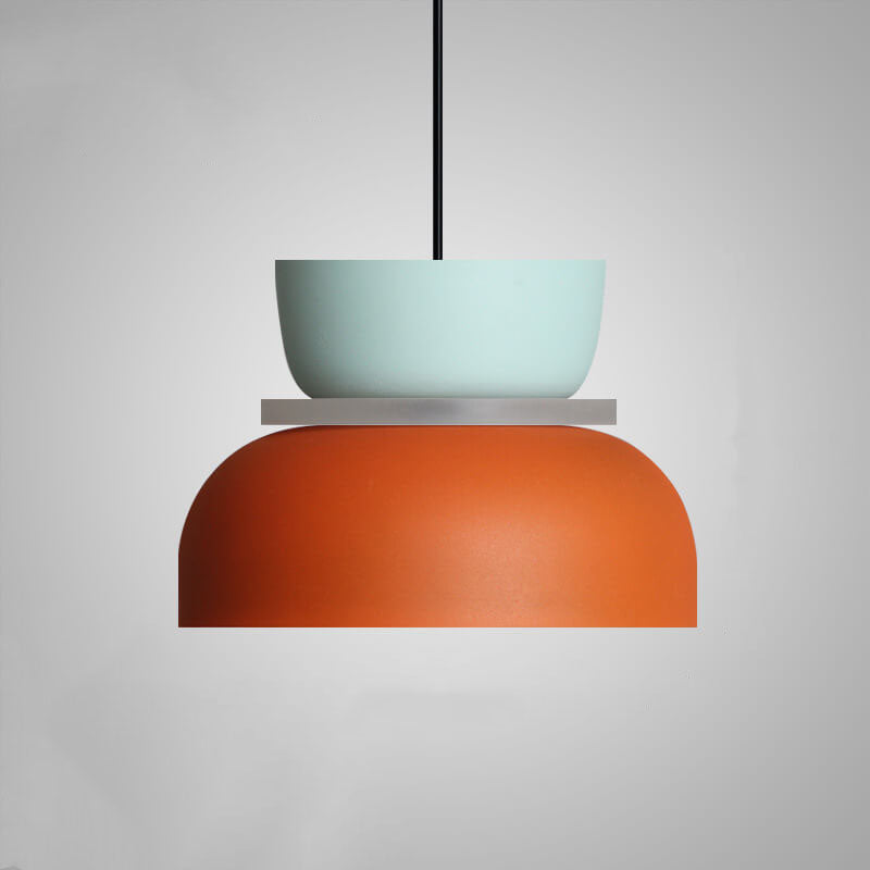 Macaron Acrylic Dome Pendant Light LED E27 12W - Wildoxy