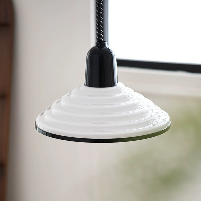 Beaumont French Cream Glass Pendant Light