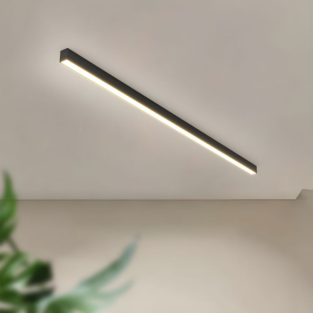 מנורת תקרה ליניארית באורך 48 אינץ' - LED מובנה, גוף חסכוני באנרגיה