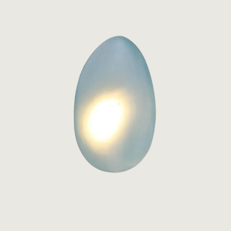 Lirena Colorful Glass Wall Lamp — Clear Acrylic Trim