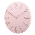 Minimalist Wall Clock Ø30 cm — Silent Quartz Mechanism