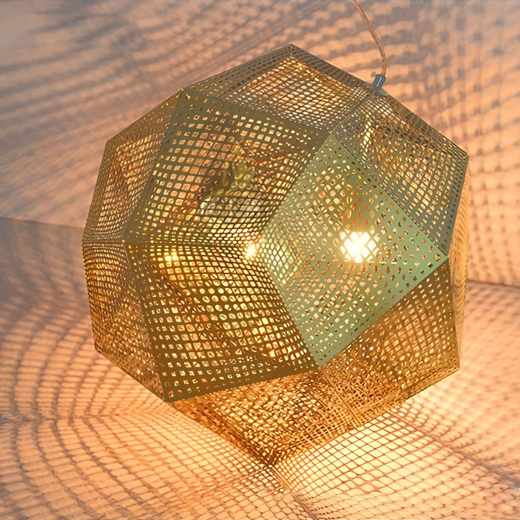 AstraLume geometrikus, kerek függőlámpa — Elektrolitikus fémszerkezet