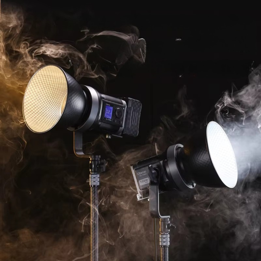 Ulanzi VL-200Bi 200W-os V-Mount videólámpa — állítható színhőmérséklet 2700K és 6500K között