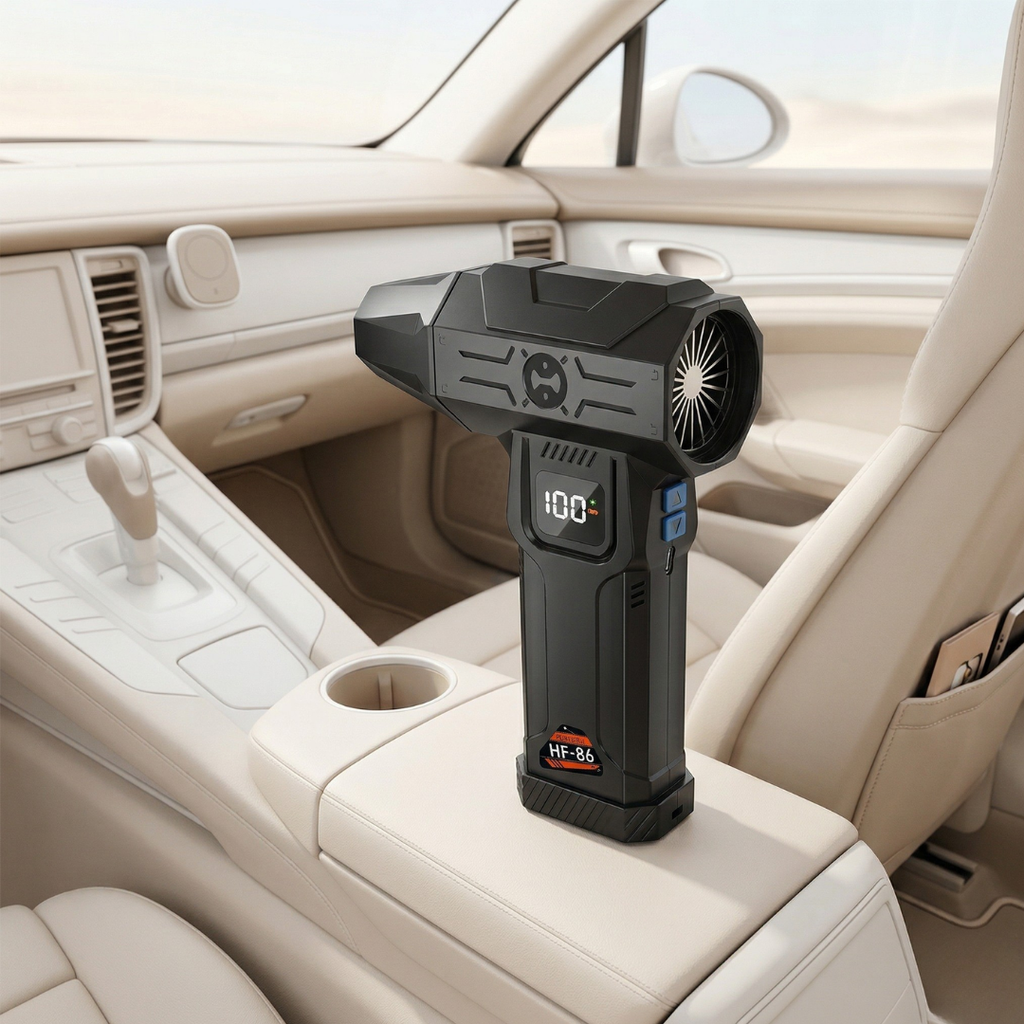שואב אבק נייד Turbo Air — אלחוטי, מנוע ללא מברשות, עוצמת שאיבה 700g