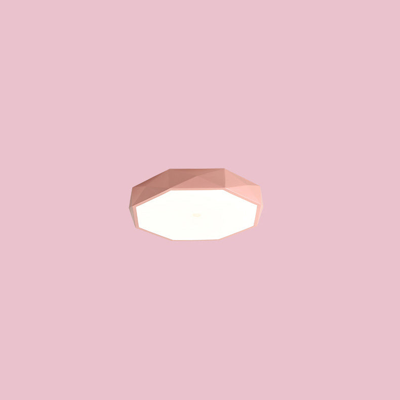 Abstrakt skandinavisk LED-plafond — varmvitt ljus