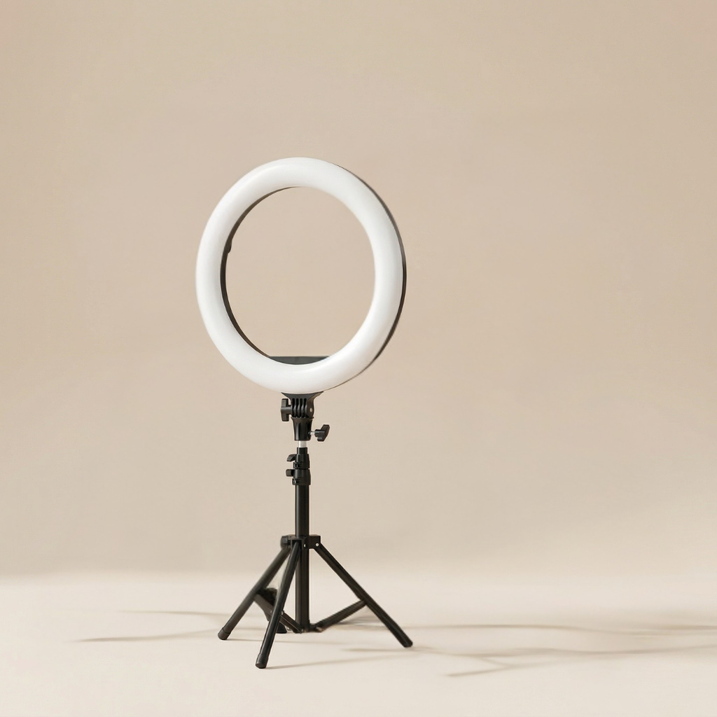 Κυκλικό φωτιστικό LED ProLite 18 ιντσών — Ρυθμιζόμενος τρίποδας, 3000K έως 5800K