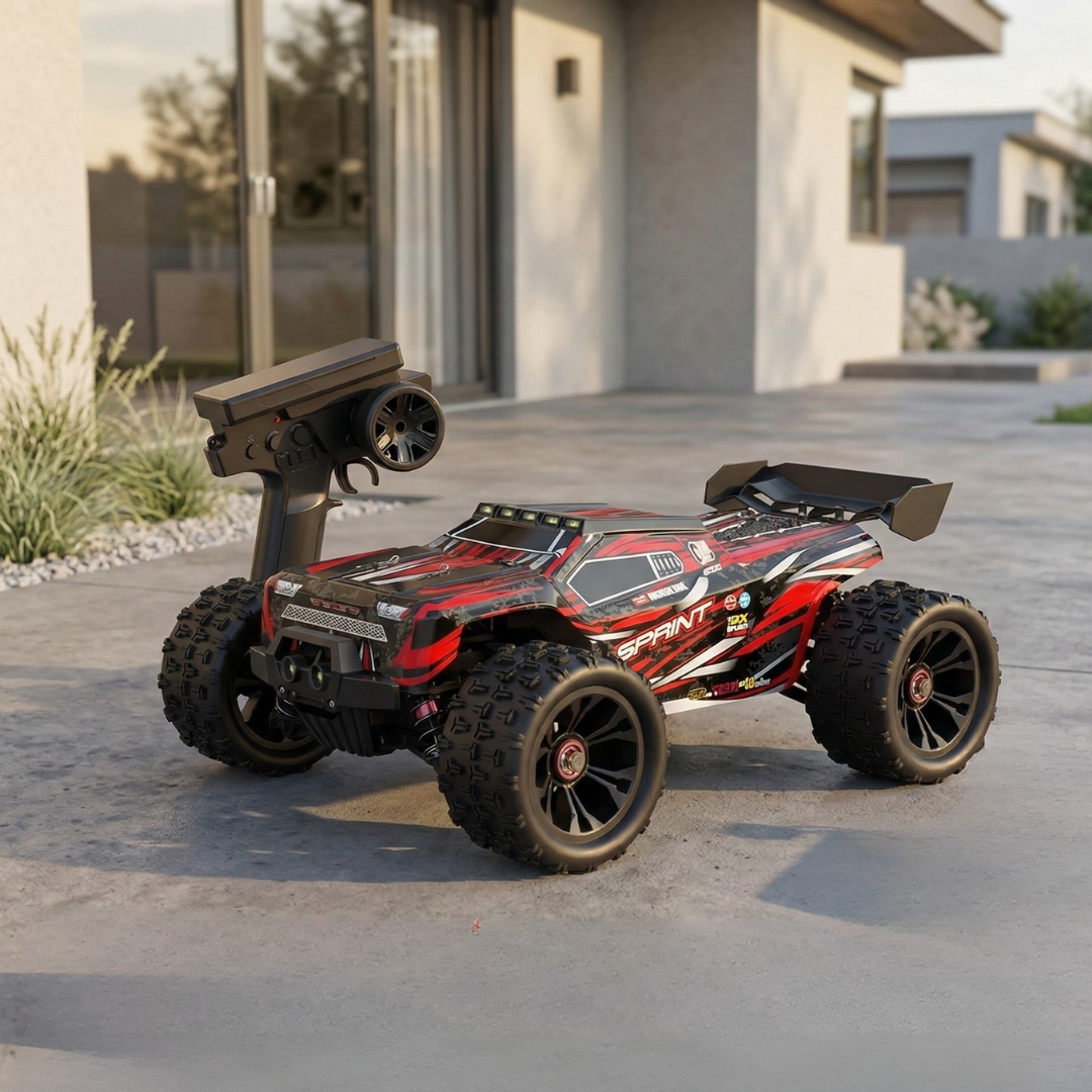 1:16 Scale Brushless RC Car — 4WD Drivetrain, 85 km/h Top Speed