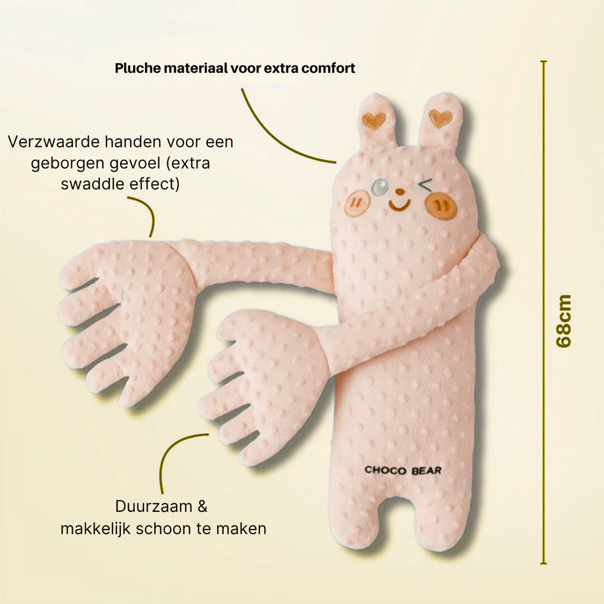 Baby Sleep Cuddle Toy — Gentle, Calming Pulsing Motion