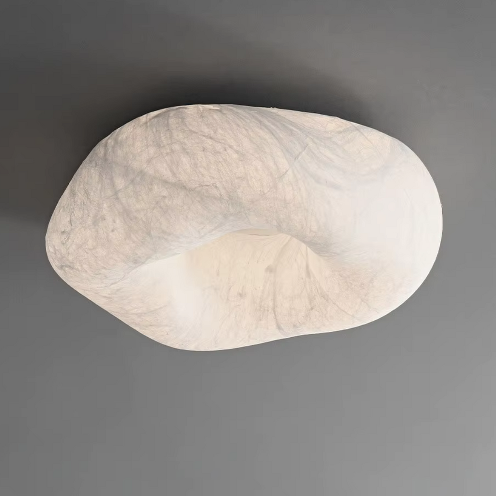 Luminara Silk Table Lamp — Iron Frame Base, LED Light