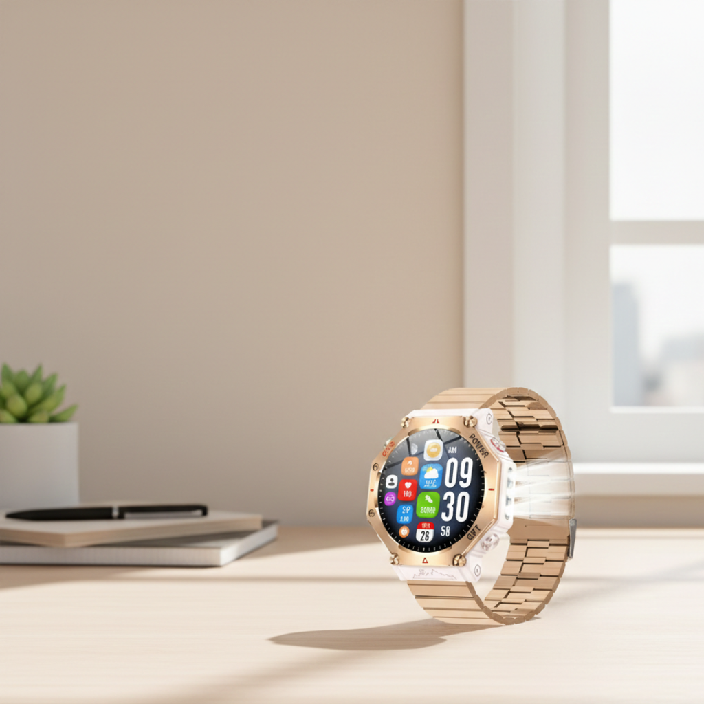防水アウトドアスマートウォッチ - GPS、AMOLED、コンパス、高度計