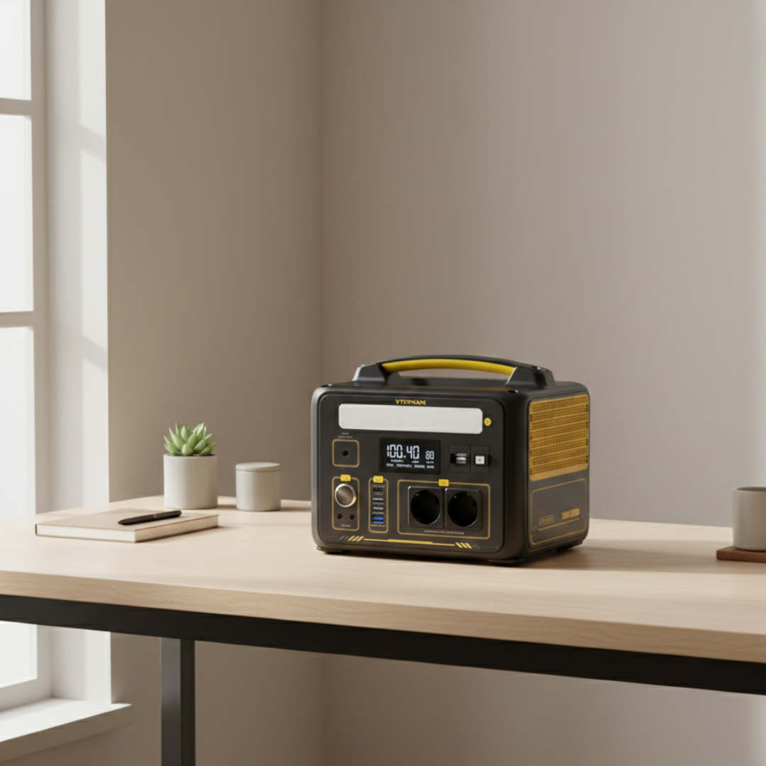 Draagbare zonnestroomgenerator van 299Wh — Piekvermogen van 1200W