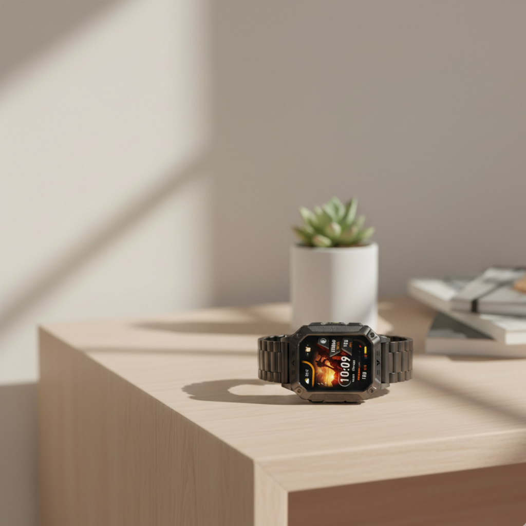 AMOLED kijelzős okosóra és tartós, vízálló fitneszkövető