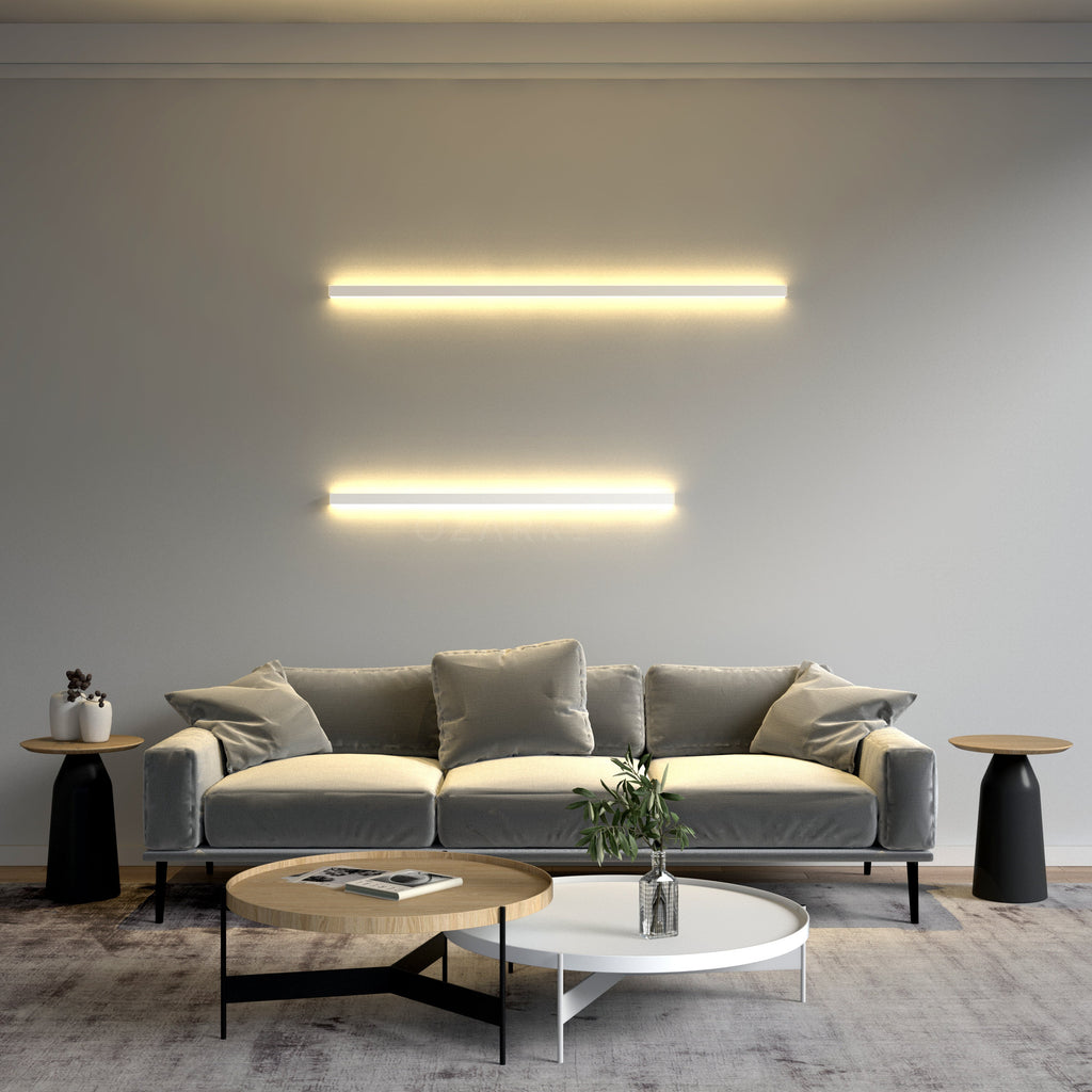 Linjär vägglampa - integrerad LED, mjukt indirekt ljus