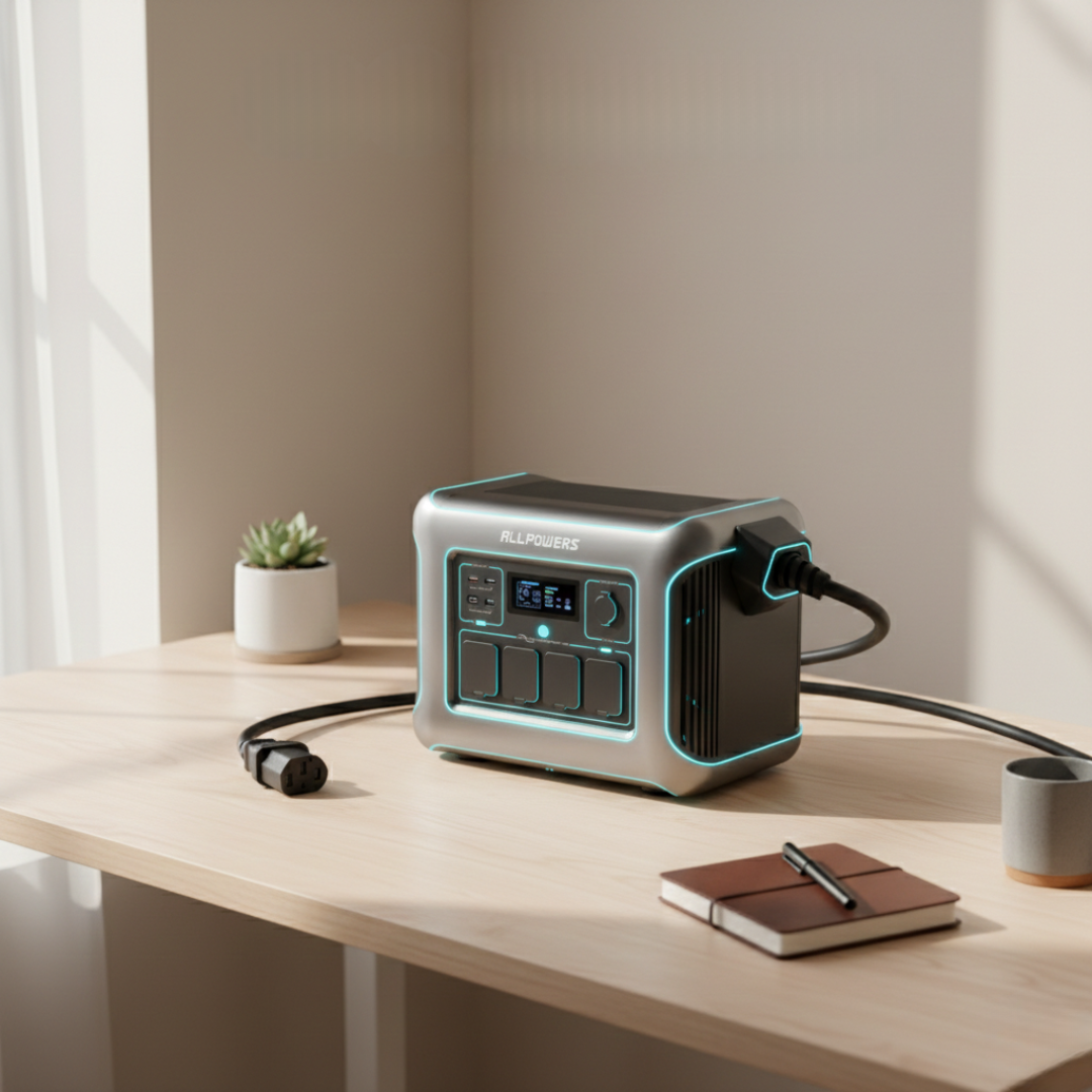 PowerHub 300 W GaN-lader - seks USB-porter, fire USB-C- og to USB-A-utganger