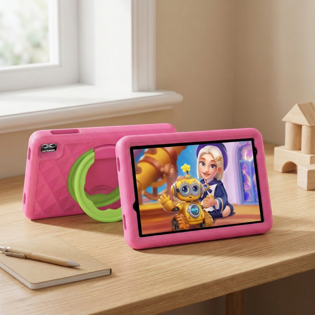Tableta Android de 8 pulgadas — 8GB de RAM, 64GB de almacenamiento, cámaras duales